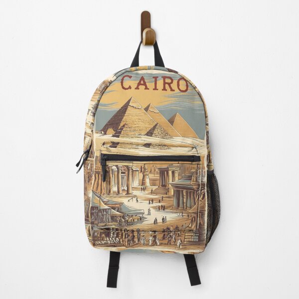 Item preview, Cairo Vintage Travel Poster designed and sold by TravelerRat.