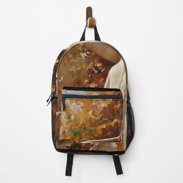 Item preview, A Beautiful Girl surrounded by falling Autumnal leaves after Bougereau designed and sold by Vintage Designs +.