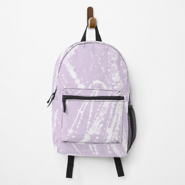 Item preview, soft pastel lavender delicate ink splash ornament, geometric, abstract pattern designed and sold by ZoeaDesign.