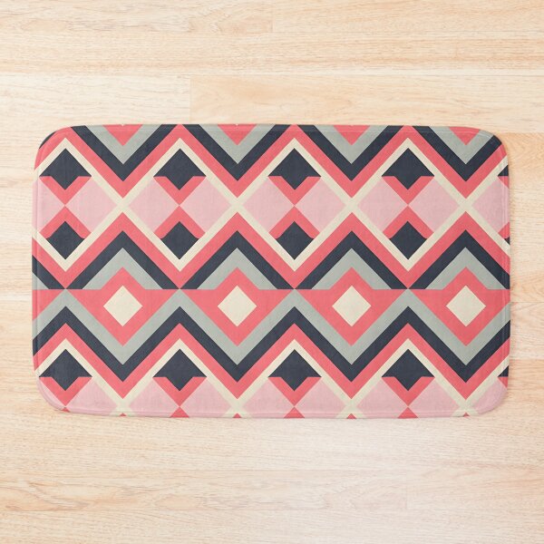 Artikelvorschau, Mid Century Modern Diamantmuster Pink entworfen und verkauft von Prints and Lifestyle.