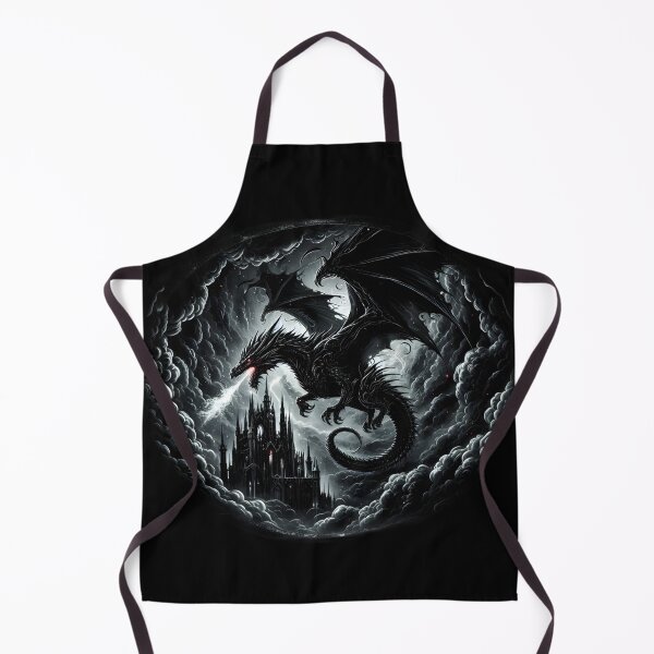 Item preview,  Dark Dragon Over Gothic Castle designed and sold by IllumeInk.