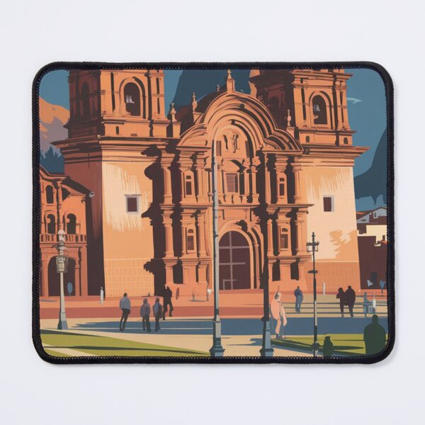 Item preview, Afiche de viaje vintage de Cusco designed and sold by TravelerRat.
