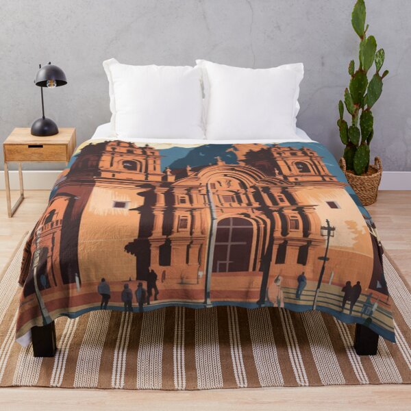 Item preview, Afiche de viaje vintage de Cusco designed and sold by TravelerRat.