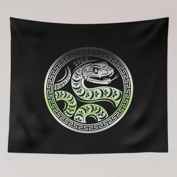 Item preview, Year of the Snake Agender Flag Chinese wood snake Graphic, Chinese Zodiac, Wood Snake, Chinese Graphic,  designed and sold by PrideBeProud.