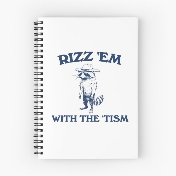 Item preview, Rizz Em With The Tism Vintage Style Shirt, Funny Raccoon Shirt, Autism Awareness, Meme T Shirt, Trash Panda designed and sold by samidsou.