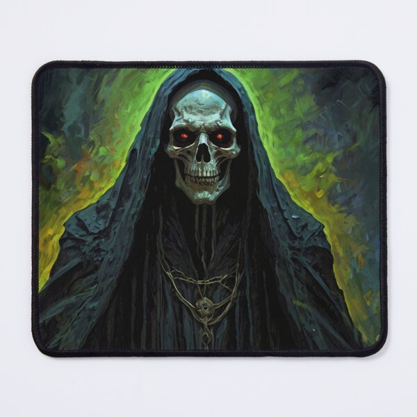 Item preview, Evil Necromancer spirit of the night illustration designed and sold by Vintage Designs +.