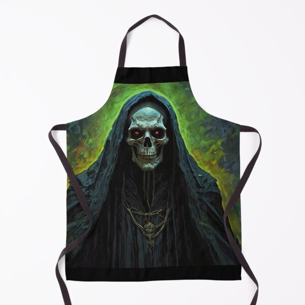 Item preview, Evil Necromancer spirit of the night illustration designed and sold by Vintage Designs +.