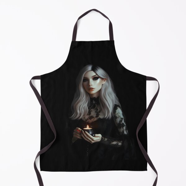 Item preview,  Enigmatic Gothic Witch with Candle designed and sold by IllumeInk.