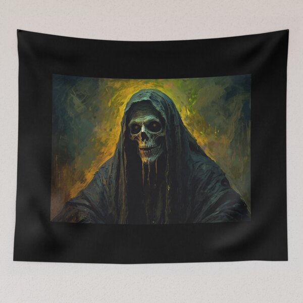 Item preview, Evil Necromancer spirit of the night illustration designed and sold by Vintage Designs +.
