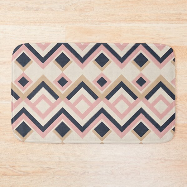 Item preview, Mid Century Modern  Diamond Pattern  Pink designed and sold by Prints and Lifestyle.