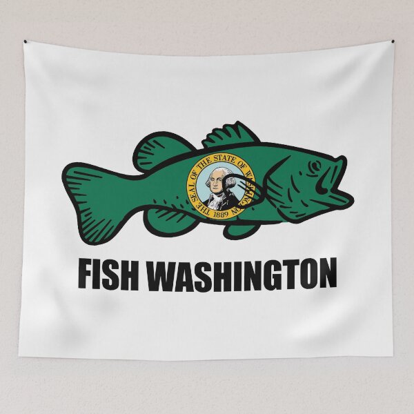 Item preview, Fish Washington State designed and sold by Esskay Designs.