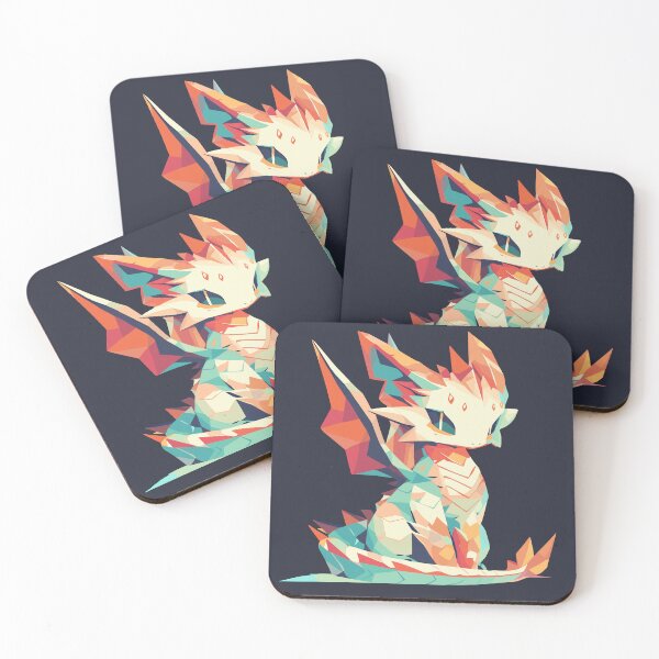 Item preview, Cute geometric scale dragon designed and sold by etherElric.