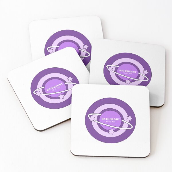 Item preview, Astronaut Jin of BTS Purple Planet designed and sold by MintMochaMatcha.