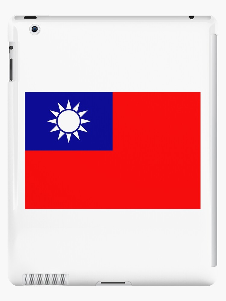 Roc Taiwan Taiwanese Flag 中华民国国旗 中華民國國旗 青天白日滿地紅 Ipad Case Skin By Martstore Redbubble