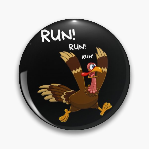 Item preview, Funny Turkey Trot RUN! Funny Thanksgiving Turkey Running designed and sold by thebest-2studio.