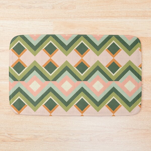 Item preview, Mid Century Modern  Diamond Pattern Pink designed and sold by Prints and Lifestyle.