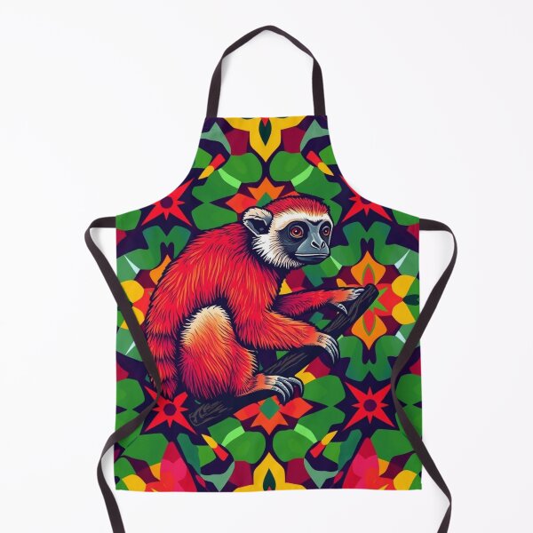 Item preview, Gibbon fan designed and sold by GasconyPassion.