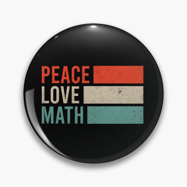 Item preview, Peace Love Math - Math Teacher Lover Funny Gift designed and sold by zhilwahesani.