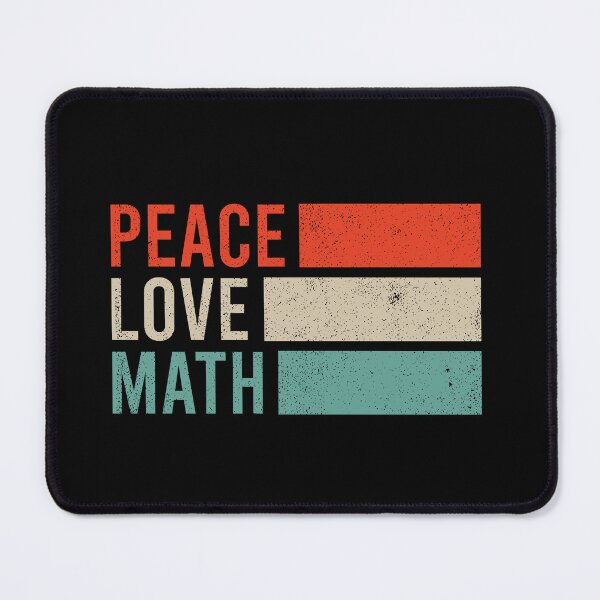 Item preview, Peace Love Math - Math Teacher Lover Funny Gift designed and sold by zhilwahesani.