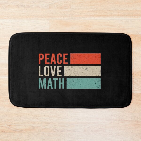 Item preview, Peace Love Math - Math Teacher Lover Funny Gift designed and sold by zhilwahesani.