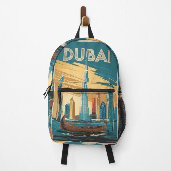 Item preview, Dubai Vintage Travel Poster designed and sold by TravelerRat.
