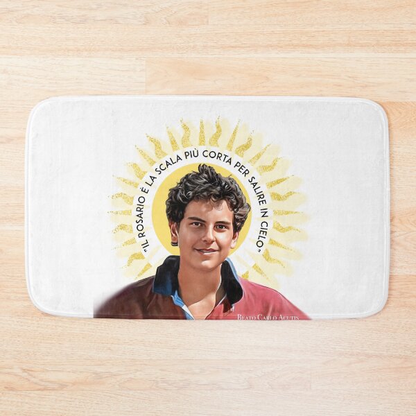 Item preview, Blessed Carlo Acutis: “Il Rosario è la scala più corta per salire in Cielo” designed and sold by SolracSier.