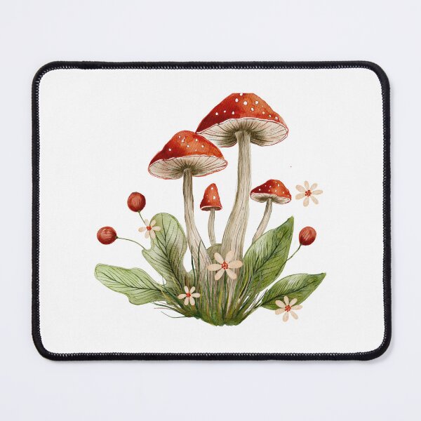 Item preview, Mushrooms and flowers designed and sold by Evelyn Designs.
