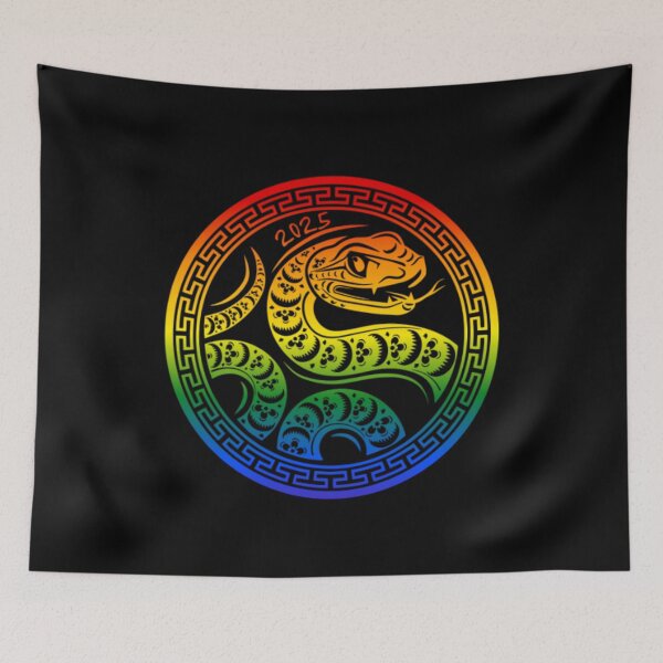 Item preview, Year of the Snake, Classic Flag, Chinese wood snake Graphic, Chinese Zodiac, Wood Snake, Chinese Graphic,  designed and sold by PrideBeProud.