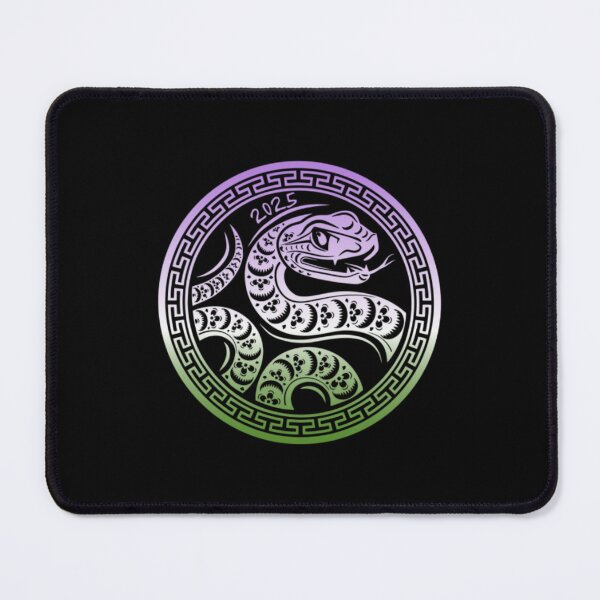 Item preview, Year of the Snake, Genderqueer Flag, Chinese wood snake Graphic, Chinese Zodiac, Wood Snake, Chinese Graphic, designed and sold by PrideBeProud.