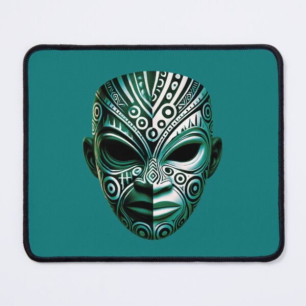 Item preview, Eshu Mask, Nigerian Tribal art, African artwork, Tribal artwork, African mask, African Digital art designed and sold by Afrocarribe.