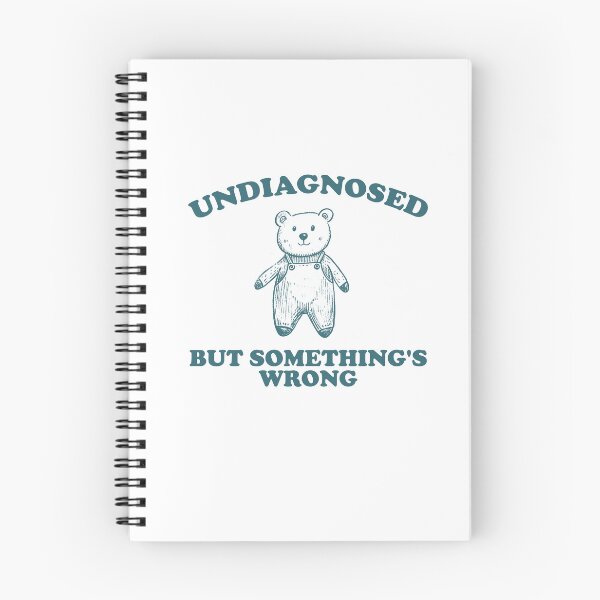 Item preview, Undiagnosed But Something is Wrong Vintage Style Shirt, unisex t shirt, funny t shirt, meme t shirt, weird t shirt, silly designed and sold by samidsou.