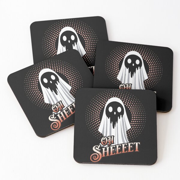Item preview, Halloween Oh Sheeet Lustig Gespenst Design designed and sold by LuminOrb.