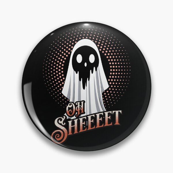 Item preview, Halloween Oh Sheeet Lustig Gespenst Design designed and sold by LuminOrb.