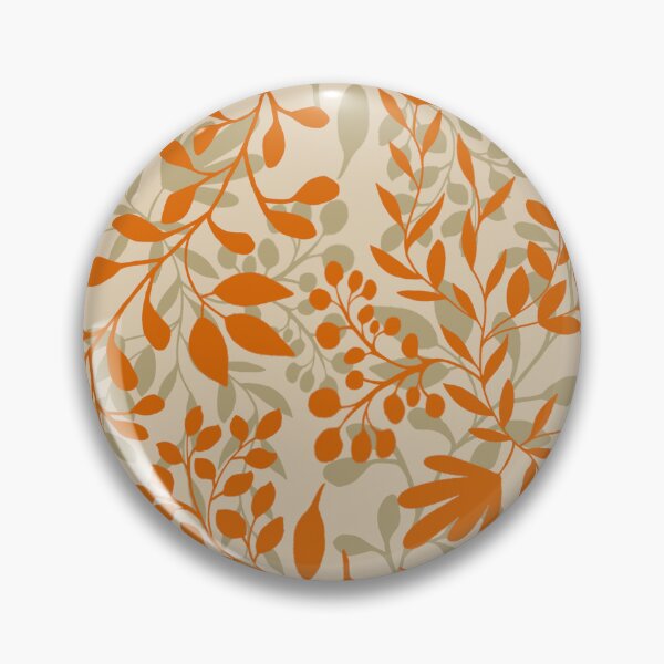 Item preview, Enchanted Foliage Garden Orange & Beige 4-L  designed and sold by MizFlaire.