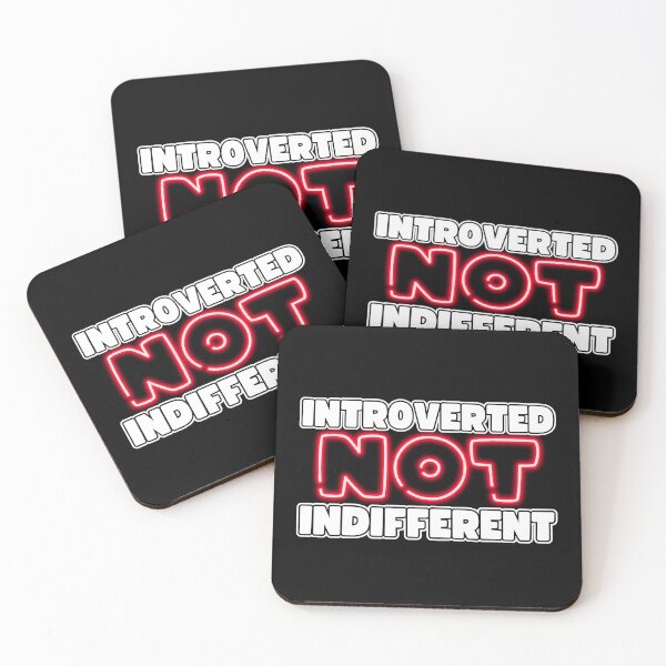 Item preview, Introverted, Not Indifferent designed and sold by Shy Introvert Tales.