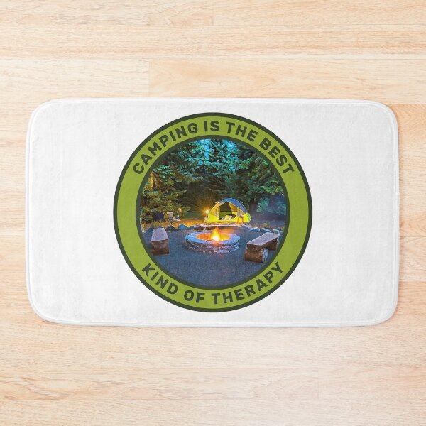 Item preview, Camping Is The Best Kind Of Therapy Camping Men & Women designed and sold by JDMTees.