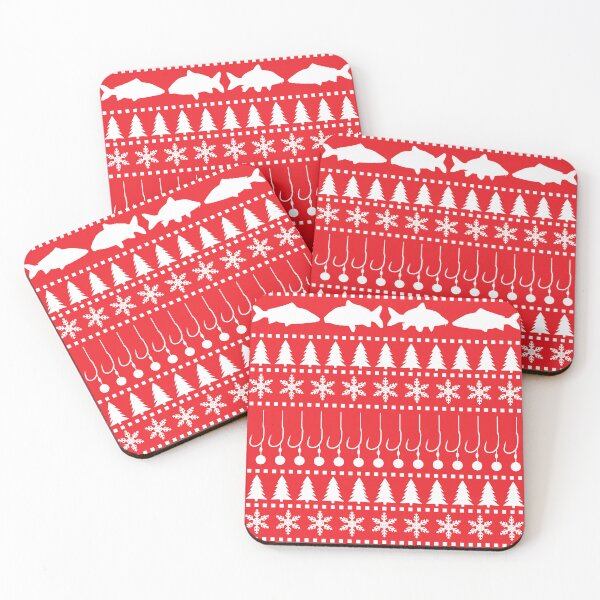 Item preview, Fishing Ugly Christmas Jumper Pattern designed and sold by HotHibiscus.