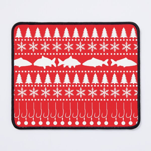 Item preview, Fishing Ugly Christmas Jumper Pattern designed and sold by HotHibiscus.