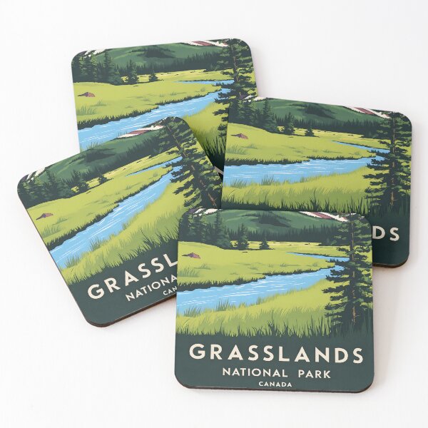 Item preview, Grasslands National Park Canada Vintage Travel Tourism  designed and sold by TravelersGems.
