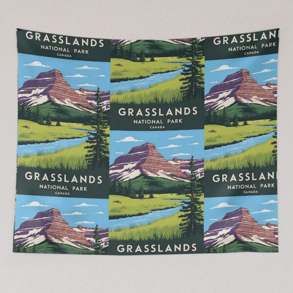 Item preview, Grasslands National Park Canada Vintage Travel Tourism  designed and sold by TravelersGems.