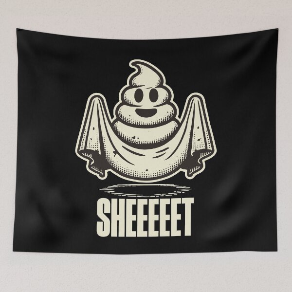 Item preview, Halloween Kackhaufen Gespenst Sheeeet Fun designed and sold by LuminOrb.