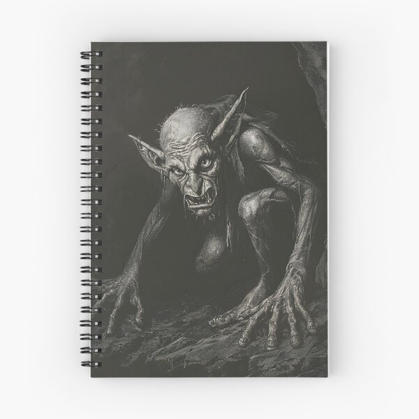 Item preview, An angry orc crawls out of a cave designed and sold by vyrlook.
