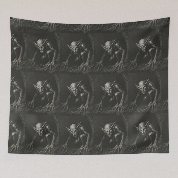 Item preview, An angry orc crawls out of a cave designed and sold by vyrlook.