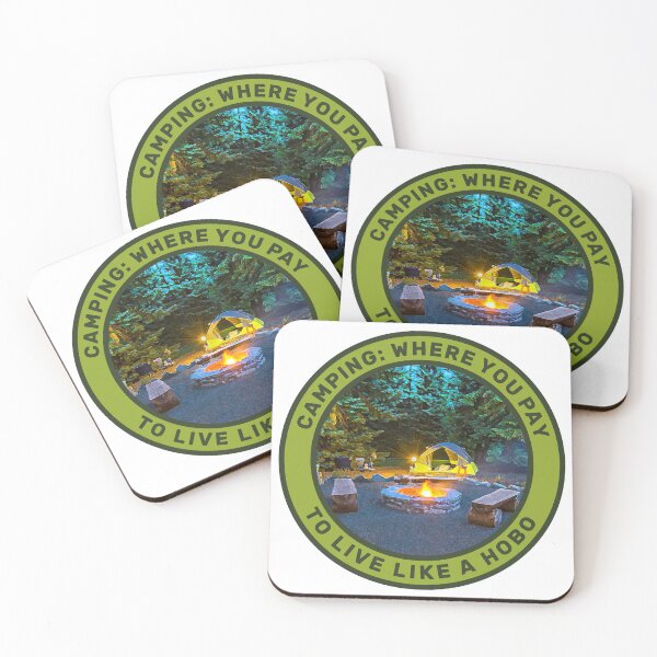 Item preview, Camping: Where You Pay To Live Like A Hobo Camping Men & Women designed and sold by JDMTees.