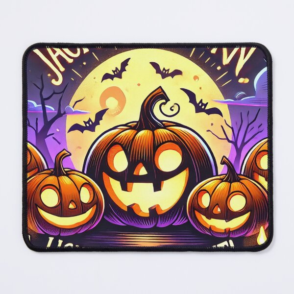 Item preview, Jack-o-lanterns lighting the night! Pumpkin halloween scary spooky kawaii chibi cute designed and sold by headlessdreamer.