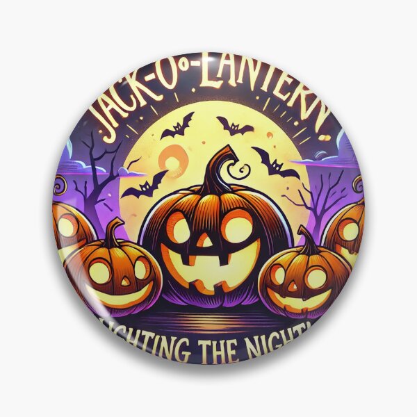 Item preview, Jack-o-lanterns lighting the night! Pumpkin halloween scary spooky kawaii chibi cute designed and sold by headlessdreamer.