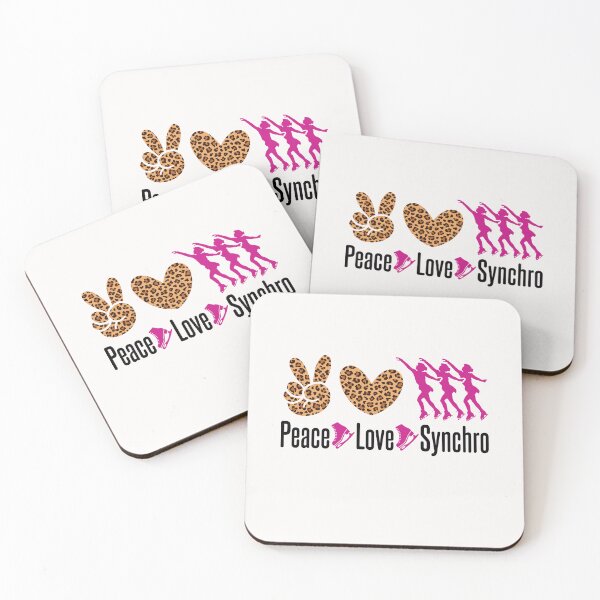 Item preview, Peace Love Synchro Synchronized Skating designed and sold by jaygo.