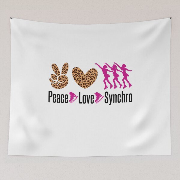 Item preview, Peace Love Synchro Synchronized Skating designed and sold by jaygo.