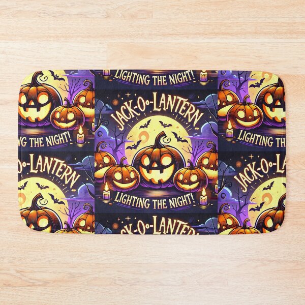Item preview, Jack-o-lanterns lighting the night! Pumpkin halloween scary spooky kawaii chibi cute designed and sold by headlessdreamer.
