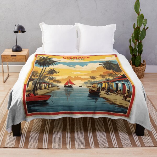 Item preview, Cienaga Colombia Retro Vintage Poster Tourism designed and sold by TravelersGems.